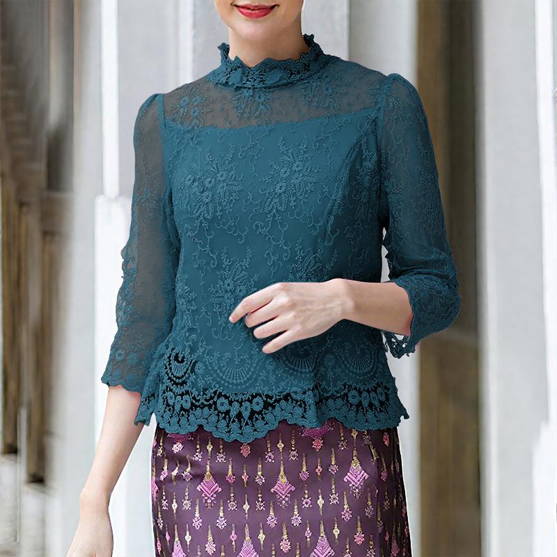 ZANZEA Womens 3/4 Sleeve Casual See-Through Lace Patchwork Blouse S
ZANZEA Womens 3/4 Sleeve Casual See-Through Lace Patchwork Blouse S