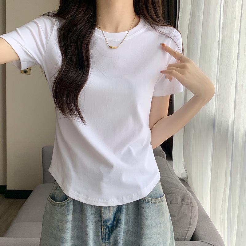 Chic Summer Swallowtail Slim Top: Short Sleeve, Irregular Hem, Straight Shoulders, Niche Design XL
Chic Summer Swallowtail Slim Top: Short Sleeve, Irregular Hem, Straight Shoulders, Niche Design XL