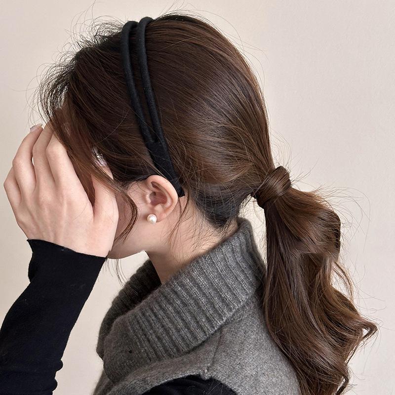 2025 New Double Wire Core Headband Anti-Sagging Hair Band Double Layer Wrap Head Wrap Non-Slip Volume Booster for Fine Hair чёрный
2025 New Double Wire Core Headband Anti-Sagging Hair Band Double Layer Wrap Head Wrap Non-Slip Volume Booster for Fine Hair чёрный