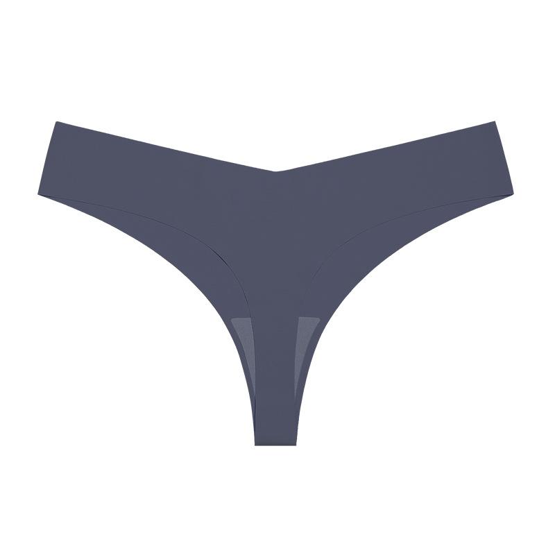European and American T-panties, sexy seamless ice silk quick-drying sports fitness briefs T-panties XL темно-синього кольору
European and American T-panties, sexy seamless ice silk quick-drying sports fitness briefs T-panties XL темно-синього кольору