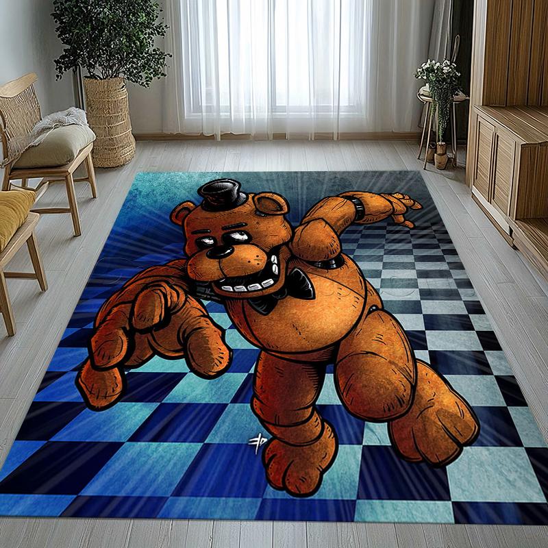 Horror Freddy F-FNAF Games Living Room Non-Slip Area Rug Soft Carpet for Bedroom Kids Playroom Sofa,Home Decor Doormat Gift 40x60cm
Horror Freddy F-FNAF Games Living Room Non-Slip Area Rug Soft Carpet for Bedroom Kids Playroom Sofa,Home Decor Doormat Gift 40x60cm
