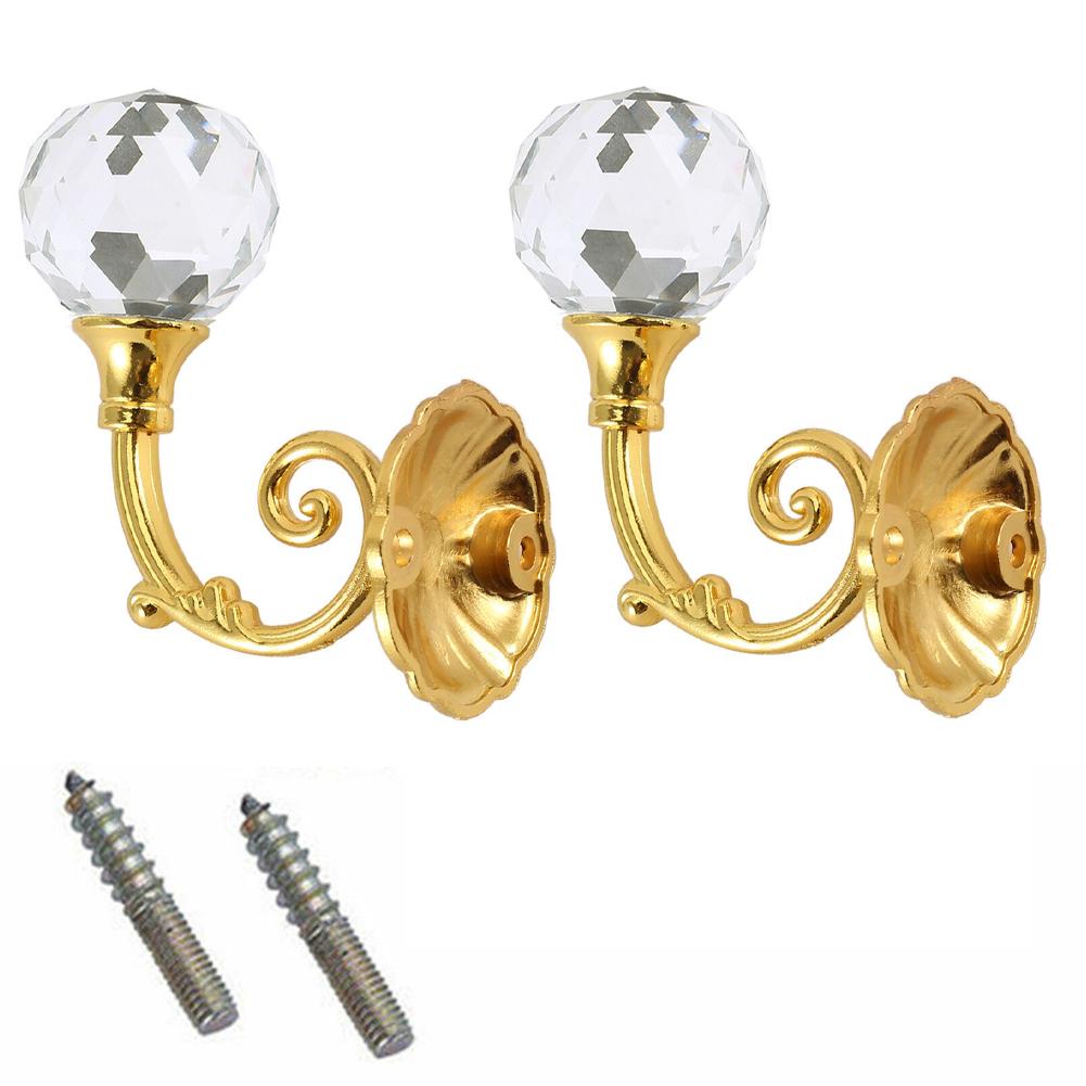 2pcs/set Curtain Hanging Hook With Screws Curtain Holdbacks Wall Tie Backs For Crystal Hanger Hooks Holder Home Decoration золотой
2pcs/set Curtain Hanging Hook With Screws Curtain Holdbacks Wall Tie Backs For Crystal Hanger Hooks Holder Home Decoration золотой