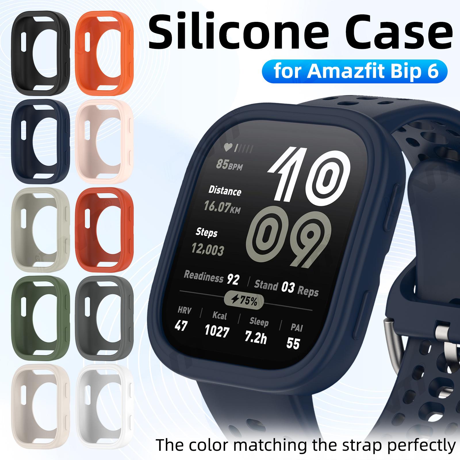 М який силіконовий чохол-накладка для смарт-годинника Amazfit Bip 6, захисна оболонка, що захищає від поту, із захистом від подряпин for Amazfit Bip 6 темно-сірий
М який силіконовий чохол-накладка для смарт-годинника Amazfit Bip 6, захисна оболонка, що захищає від поту, із захистом від подряпин for Amazfit Bip 6 темно-сірий