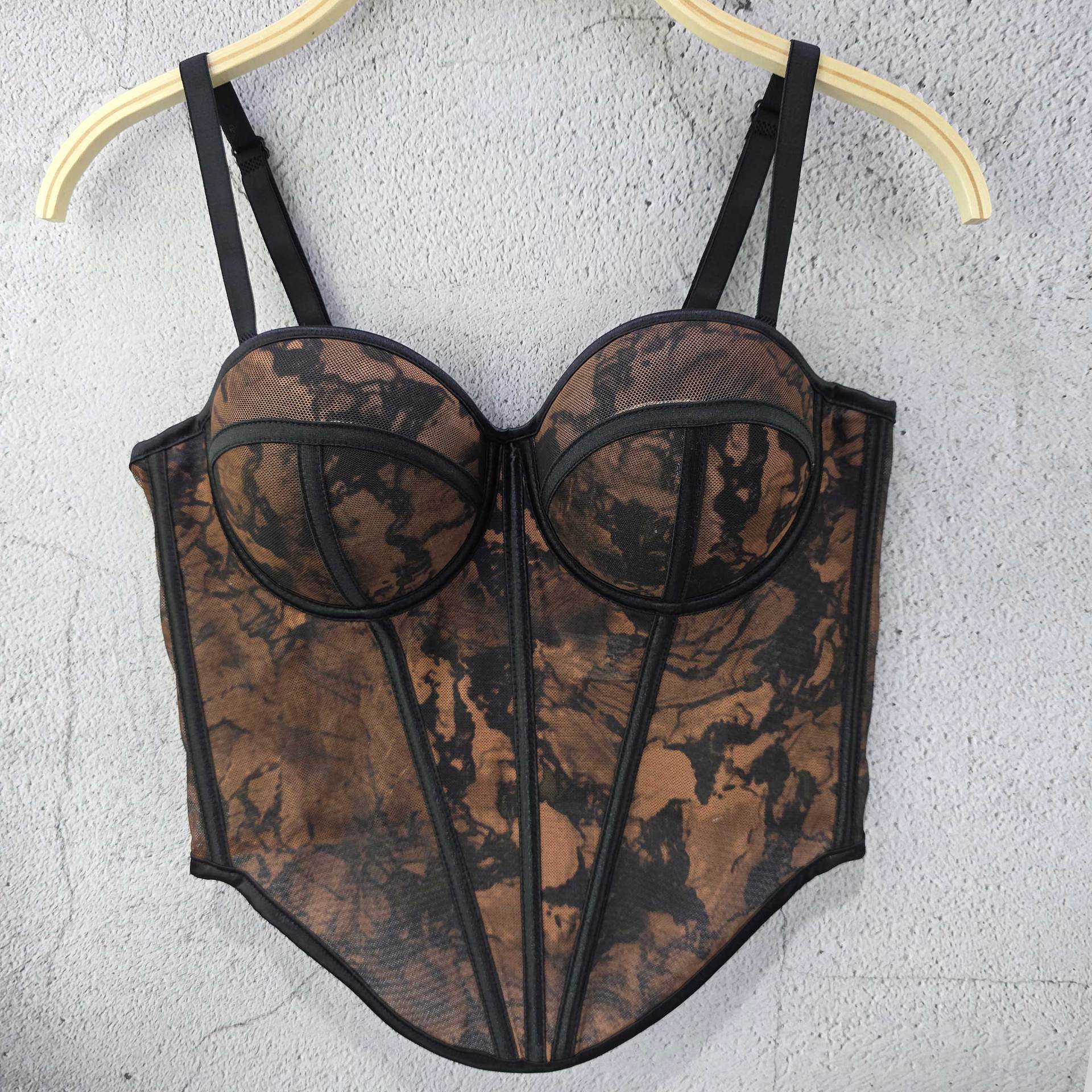 Класичний жіночий чорно-білий топ-корсет бюстьє в горошок, сексуальний жилет пуш-ап для дівчини, бралет, жіночий бюстгальтер, укорочені топи, клубна вечірка, нижня білизна 34/75
Класичний жіночий чорно-білий топ-корсет бюстьє в горошок, сексуальний жилет пуш-ап для дівчини, бралет, жіночий бюстгальтер, укорочені топи, клубна вечірка, нижня білизна 34/75