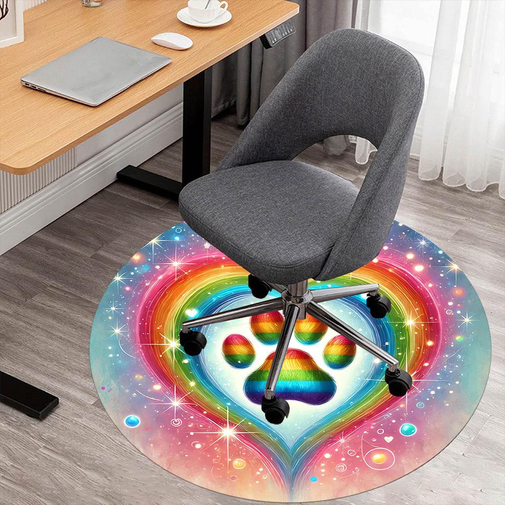 1pc Rainbow Heart Round Chair mat Area Rug - Non-Slip, Floor Mat for Office, Bedroom, and Indoor Decor -1002051 80cm by 80cm
1pc Rainbow Heart Round Chair mat Area Rug - Non-Slip, Floor Mat for Office, Bedroom, and Indoor Decor -1002051 80cm by 80cm