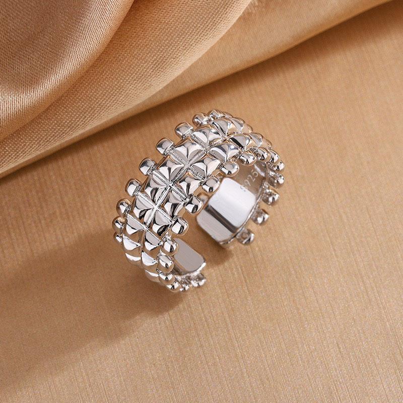 BF CLUB 925 Sterling Rings for Women Simple Geometric Handmade Irregular Retro Ring Gold Dots Allergy For Birthday Gift resizable
BF CLUB 925 Sterling Rings for Women Simple Geometric Handmade Irregular Retro Ring Gold Dots Allergy For Birthday Gift resizable