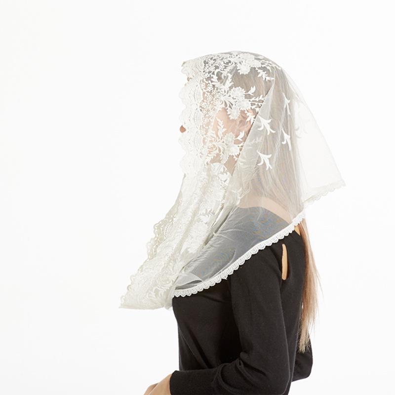 Women s Off-White Floral Mesh Lace Headscarf
Women s Off-White Floral Mesh Lace Headscarf