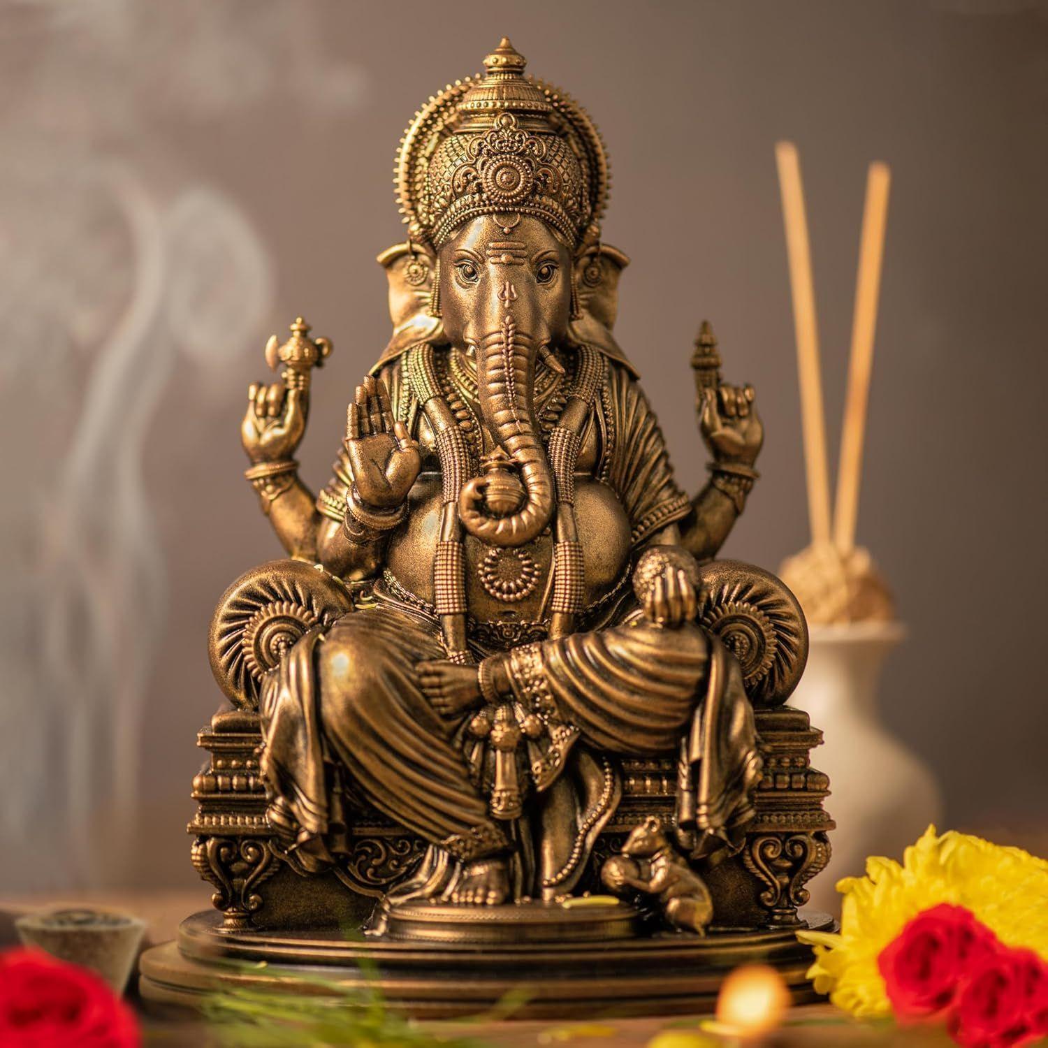 Lord Ganesha Idol for Home Decor – 6 Inch Small Ganesha Idol | Handmade Ganesh Murti | Ganesha Idols for Home & Office
Lord Ganesha Idol for Home Decor – 6 Inch Small Ganesha Idol | Handmade Ganesh Murti | Ganesha Idols for Home & Office