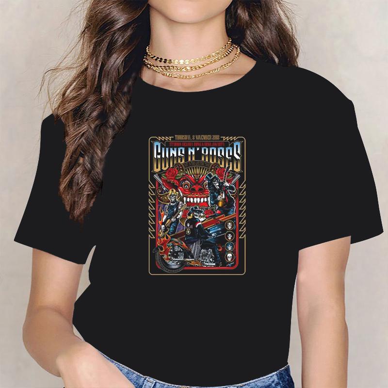 Guns N Roses Graphic Print T Shirt Plus Size Rock Band Casual Streetwear Short Sleeve Fashion Crew Neck Women 4XL
Guns N Roses Graphic Print T Shirt Plus Size Rock Band Casual Streetwear Short Sleeve Fashion Crew Neck Women 4XL