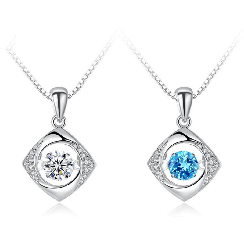 Kofsac Fashion 925 Sterling Silver ожерелья для женщин годовщина геометрический блестящий циркон танцующий кулон ожерелье девушка ювелирные изделия 43.5cm синий
Kofsac Fashion 925 Sterling Silver ожерелья для женщин годовщина геометрический блестящий циркон танцующий кулон ожерелье девушка ювелирные изделия 43.5cm синий