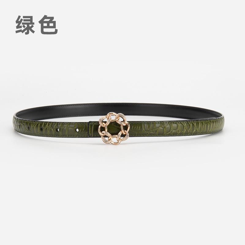 Women s belt crocodile pattern flower decoration simple jeans belt with dress belt women 105*1.8cm зелений
Women s belt crocodile pattern flower decoration simple jeans belt with dress belt women 105*1.8cm зелений