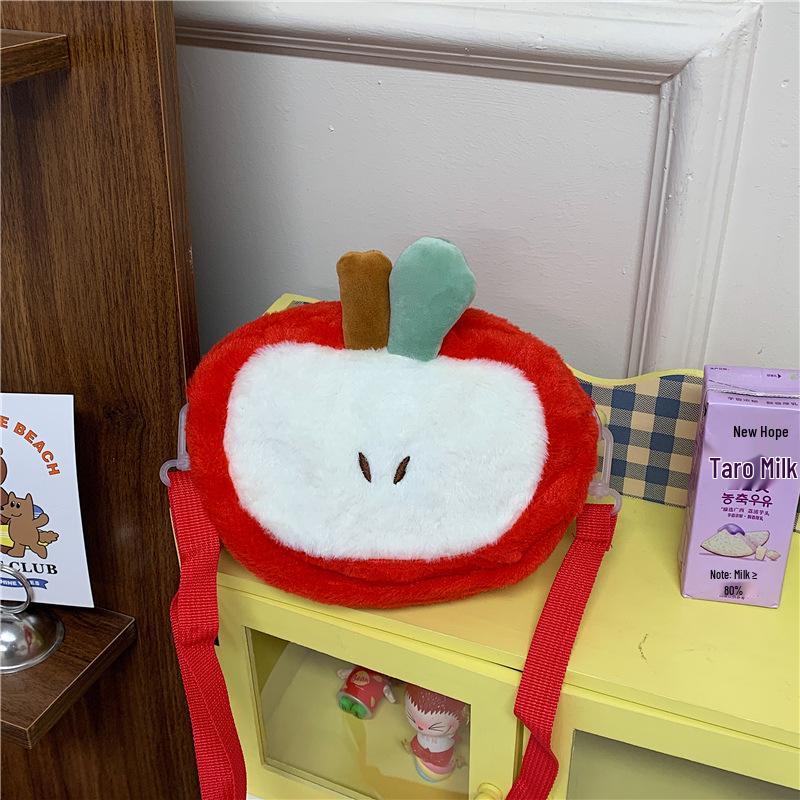 Women s Cute Cartoon Red Apple Plush Backpack - Large Capacity, Crossbody, Trendy Fashion Ins Style 25 cm
Women s Cute Cartoon Red Apple Plush Backpack - Large Capacity, Crossbody, Trendy Fashion Ins Style 25 cm