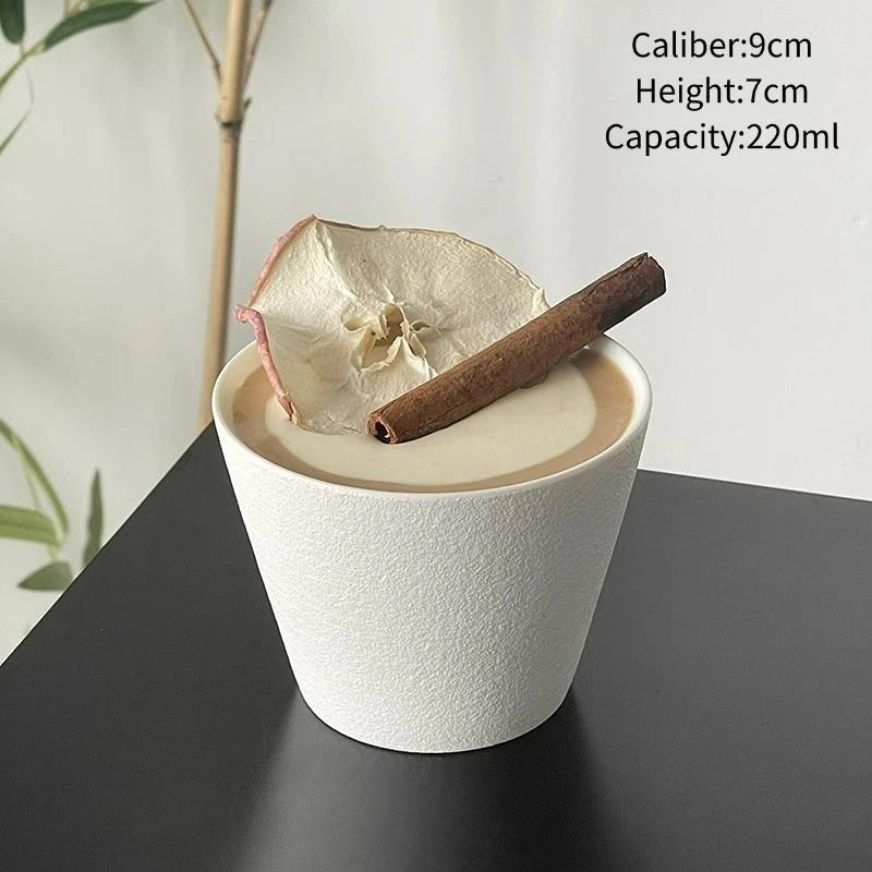 Japanese Style Ceramic Mug Simple Coffee Cups Ceramic Frosted Cocktail Cup Mugs Hammer Pattern Mug White Beer Cups Kitchen Tools 195-280ml
Japanese Style Ceramic Mug Simple Coffee Cups Ceramic Frosted Cocktail Cup Mugs Hammer Pattern Mug White Beer Cups Kitchen Tools 195-280ml