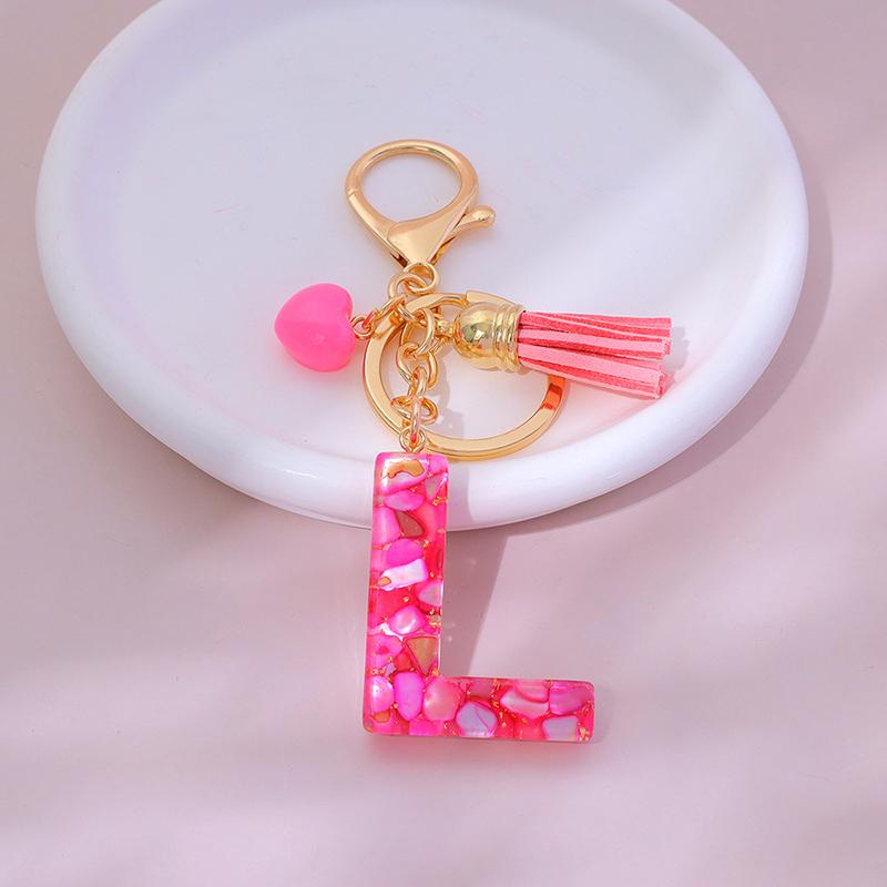 Рожевий брелок з літерою серця з китицею для жінок дівчат A-Z смола ініціали імені брелок аксесуари для сумок ювелірний подарунок
Рожевий брелок з літерою серця з китицею для жінок дівчат A-Z смола ініціали імені брелок аксесуари для сумок ювелірний подарунок