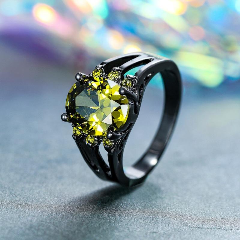 Ring European and American zircon garnet oval four-claw jewelry creative accessories No. 10 оливковий колір
Ring European and American zircon garnet oval four-claw jewelry creative accessories No. 10 оливковий колір