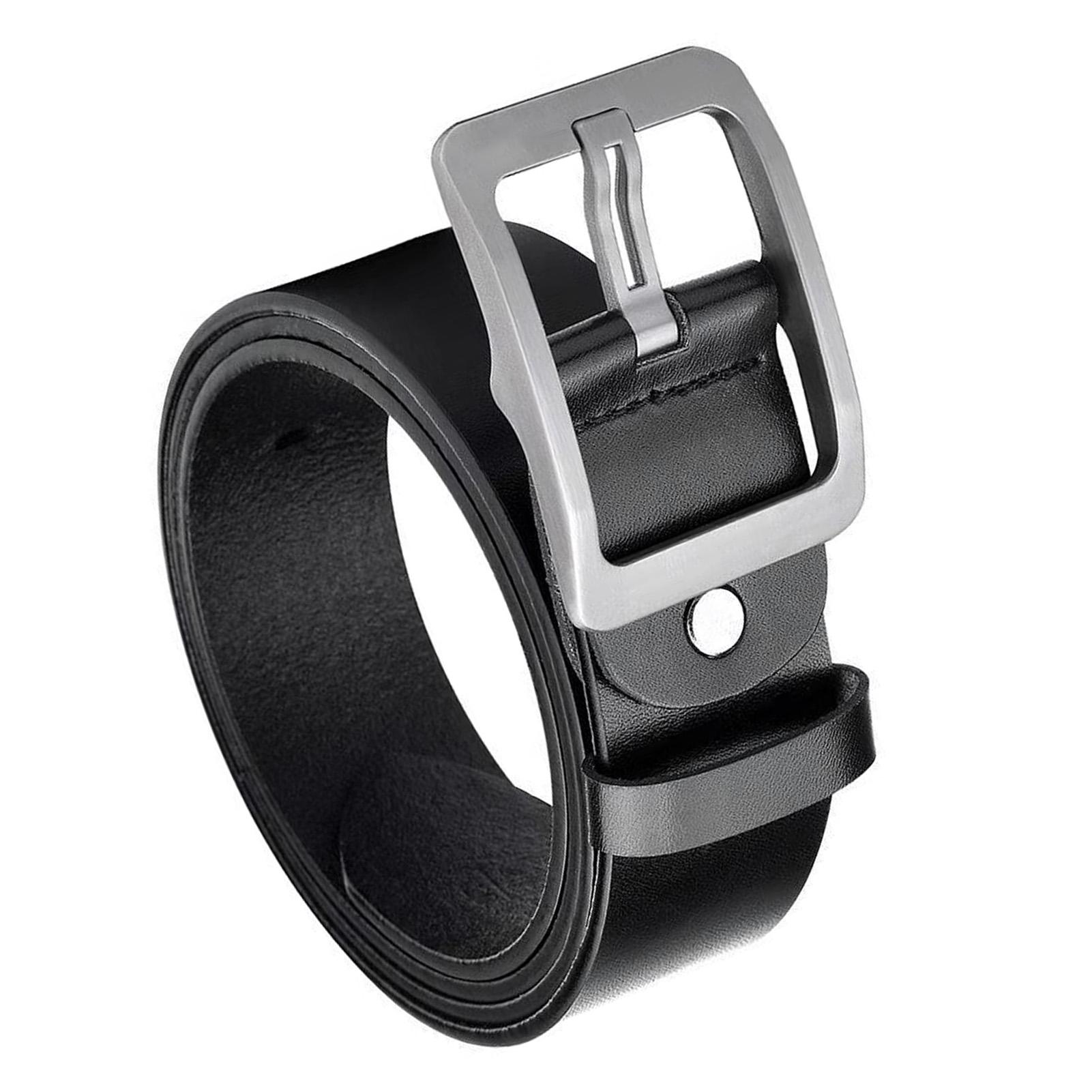 Men Belt Classic PU Leather Soft Casual Single Prong Belt for Business Work Christmas 49.2in Silver Buckle Black Belt
Men Belt Classic PU Leather Soft Casual Single Prong Belt for Business Work Christmas 49.2in Silver Buckle Black Belt