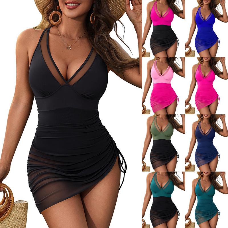 2025 European & American Mesh One-Piece Swimsuit: Women s Fashion Bikini Skirt Style XXL королівський синій колір
2025 European & American Mesh One-Piece Swimsuit: Women s Fashion Bikini Skirt Style XXL королівський синій колір
