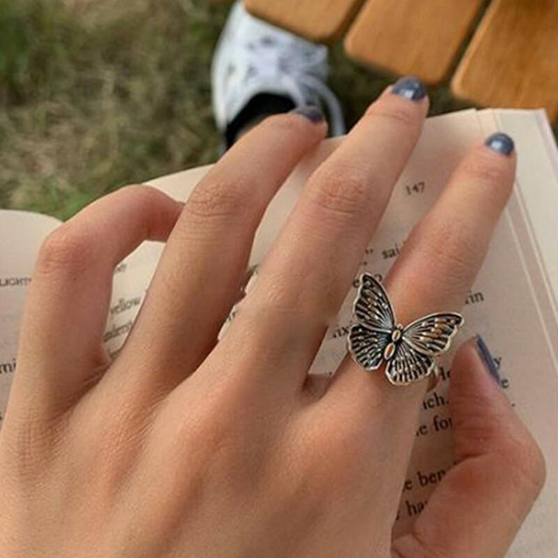 925 Sterling Silver Butterfly Rings for Women New Fashion Vintage Punk Fine Jewelry Birthday Party Accessories Gifts білий
925 Sterling Silver Butterfly Rings for Women New Fashion Vintage Punk Fine Jewelry Birthday Party Accessories Gifts білий