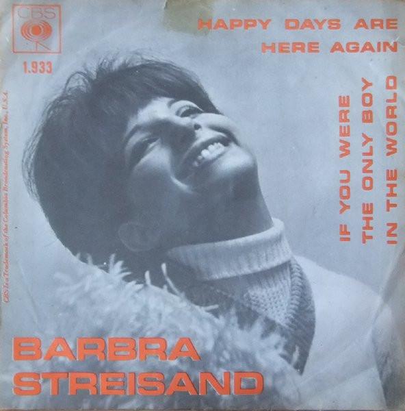 7-дюймовая пластинка БАРБРА СТРЕЙЗАНД Happy Days Are Here Again 1933 CBS 1965 Нидерланды Поп Б/у
7-дюймовая пластинка БАРБРА СТРЕЙЗАНД Happy Days Are Here Again 1933 CBS 1965 Нидерланды Поп Б/у
