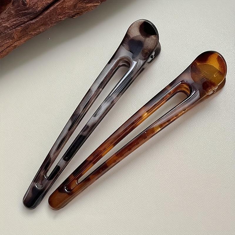 2pcs Tortoise Patterned Shiny Hair Clip Mixed Duckbill Single Clip for Women s Daily Retro Texture Versatile Decorative Headwear
2pcs Tortoise Patterned Shiny Hair Clip Mixed Duckbill Single Clip for Women s Daily Retro Texture Versatile Decorative Headwear