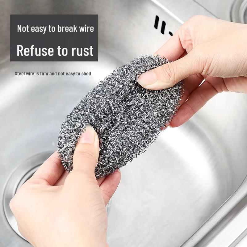 Полировальная губка из нержавеющей стали и скребок для кастрюль
Полировальная губка из нержавеющей стали и скребок для кастрюль