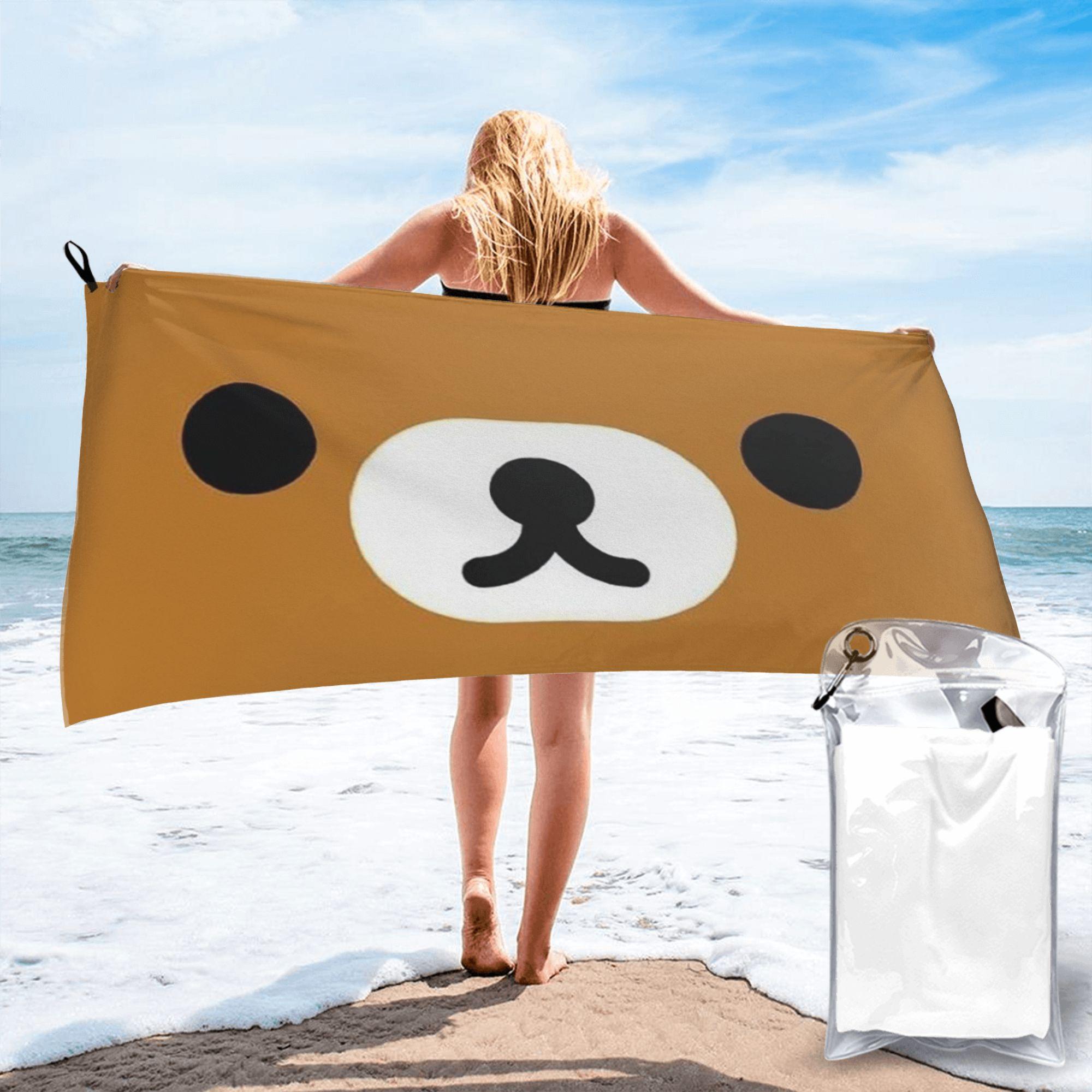 Rilakkuma Relax Bear Big Face Beach Towel Soft Microfiber Quick Dry Absorbent Quick Towels For Mountain Climbing W30*H60(CM)
Rilakkuma Relax Bear Big Face Beach Towel Soft Microfiber Quick Dry Absorbent Quick Towels For Mountain Climbing W30*H60(CM)