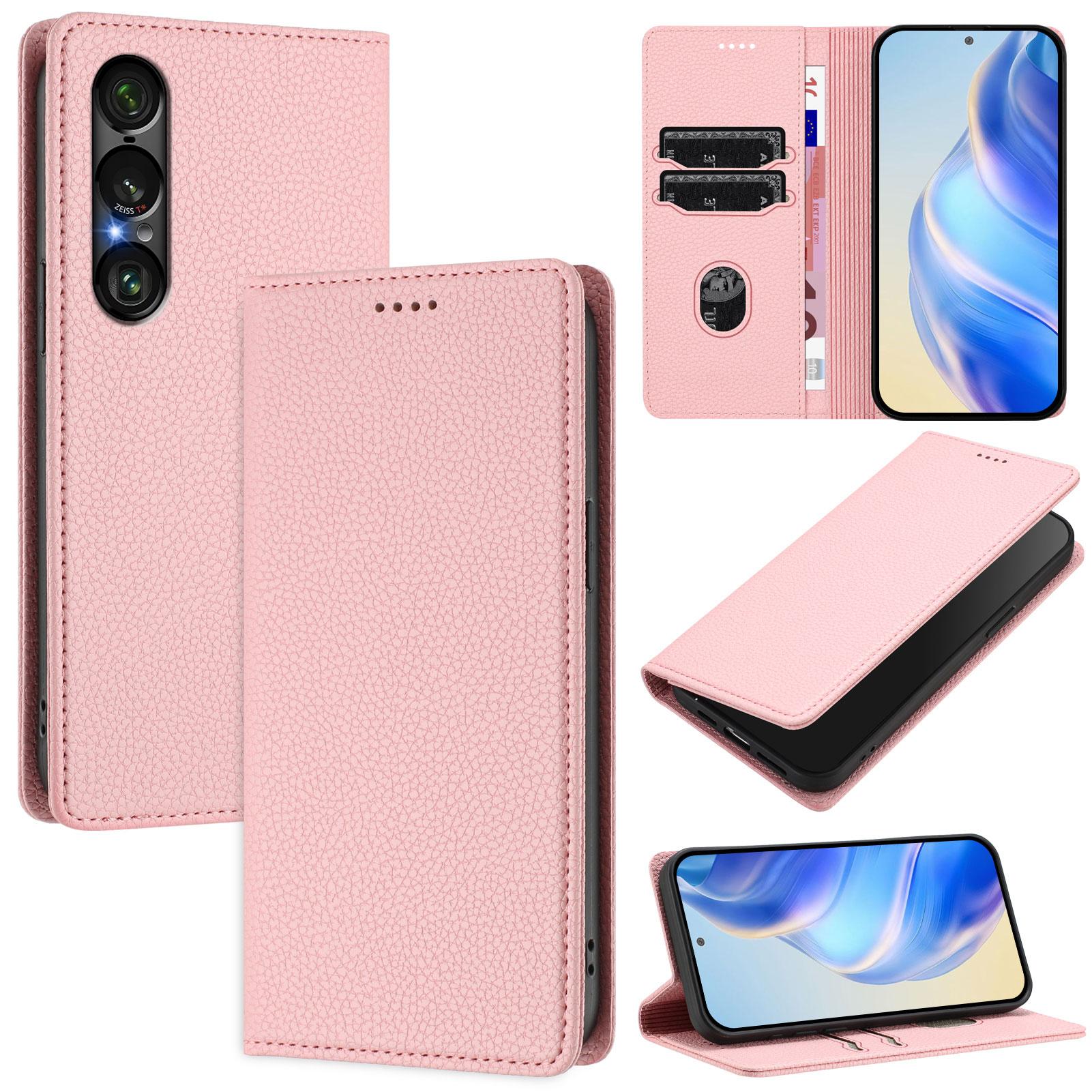 For Sony Xperia 1 VII Wallet Case RFID Blocking Litchi Texture Leather Mobile Cover Pink
For Sony Xperia 1 VII Wallet Case RFID Blocking Litchi Texture Leather Mobile Cover Pink