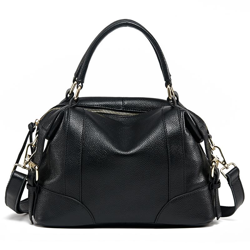 Aidrani New Women s Retro Handbag, Large Capacity Boston Bag, Made of Cowhide Material, Black чорний
Aidrani New Women s Retro Handbag, Large Capacity Boston Bag, Made of Cowhide Material, Black чорний