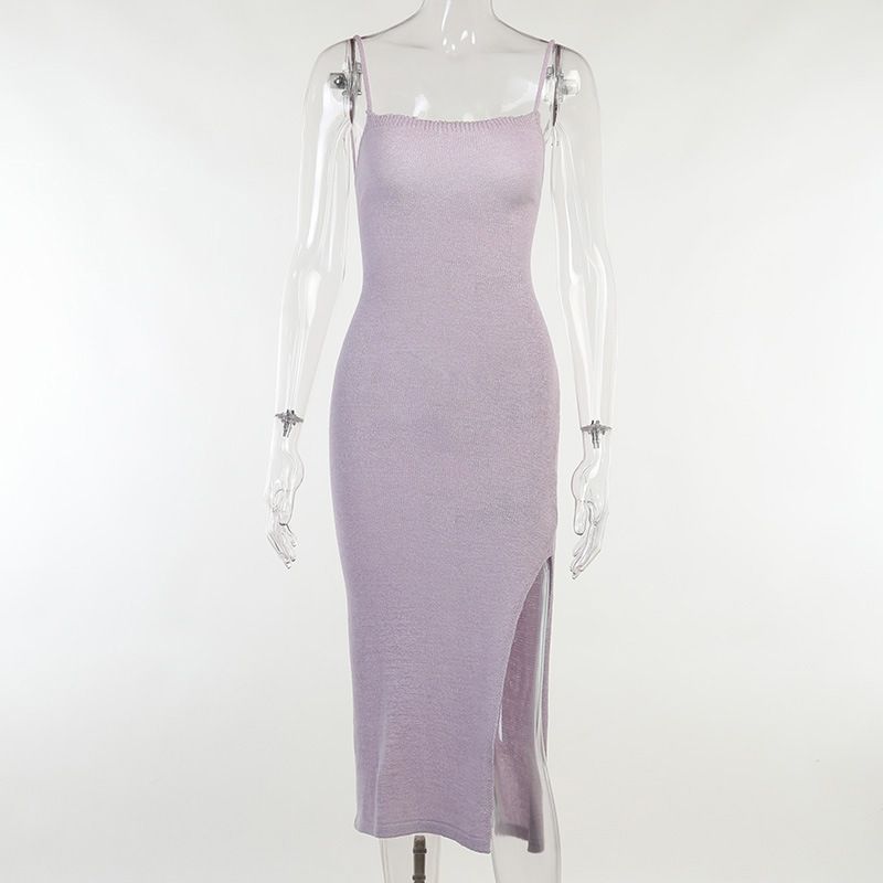 Fashion Style Women s Clothing Ins Autumn New Fashion Sexy Bare Back Strap Sling Long Dress Sweater Women Light purple S
Fashion Style Women s Clothing Ins Autumn New Fashion Sexy Bare Back Strap Sling Long Dress Sweater Women Light purple S