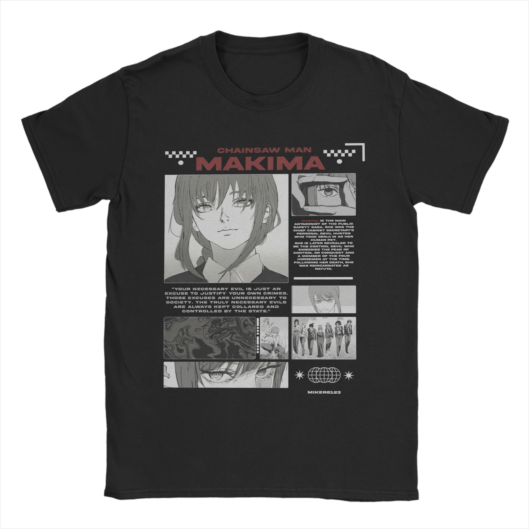 Men s Makima Chainsaw Man Japanese Manga (2) T Shirts Cotton Tops Casual Short Sleeve Round Collar Tee Shirt Original T-Shirts 3XL
Men s Makima Chainsaw Man Japanese Manga (2) T Shirts Cotton Tops Casual Short Sleeve Round Collar Tee Shirt Original T-Shirts 3XL