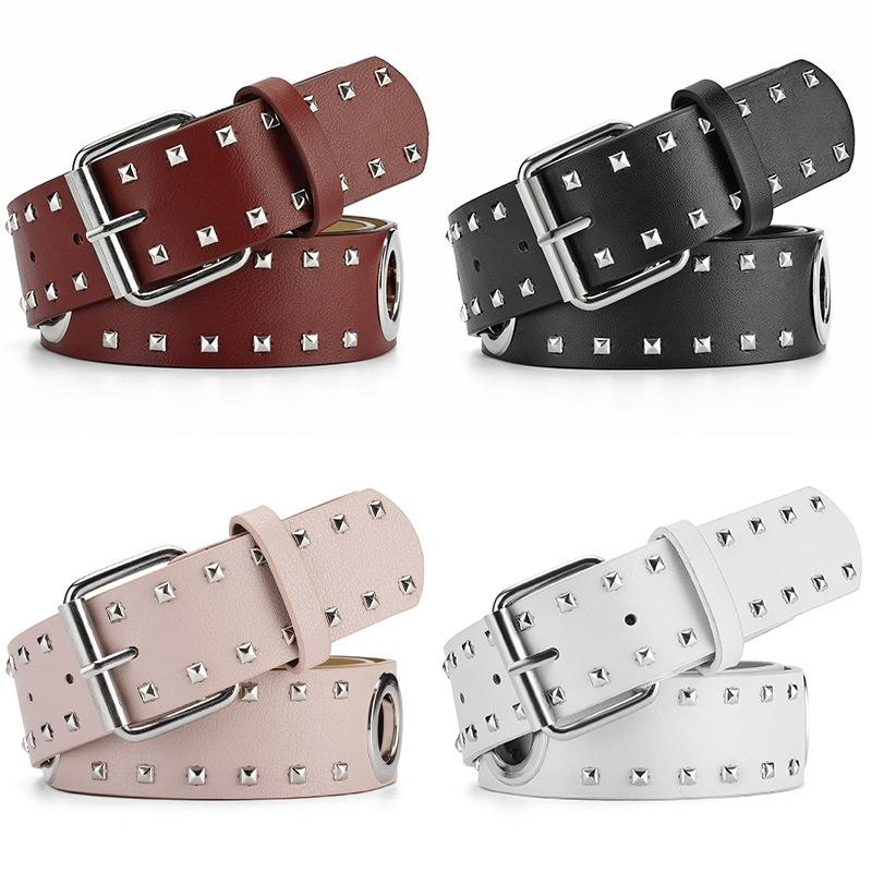Pin Buckle Belt Men S And Women S Round Hole Air Eye Rivet Belt Women S Personalized Decorative Belt 105cm чорний
Pin Buckle Belt Men S And Women S Round Hole Air Eye Rivet Belt Women S Personalized Decorative Belt 105cm чорний