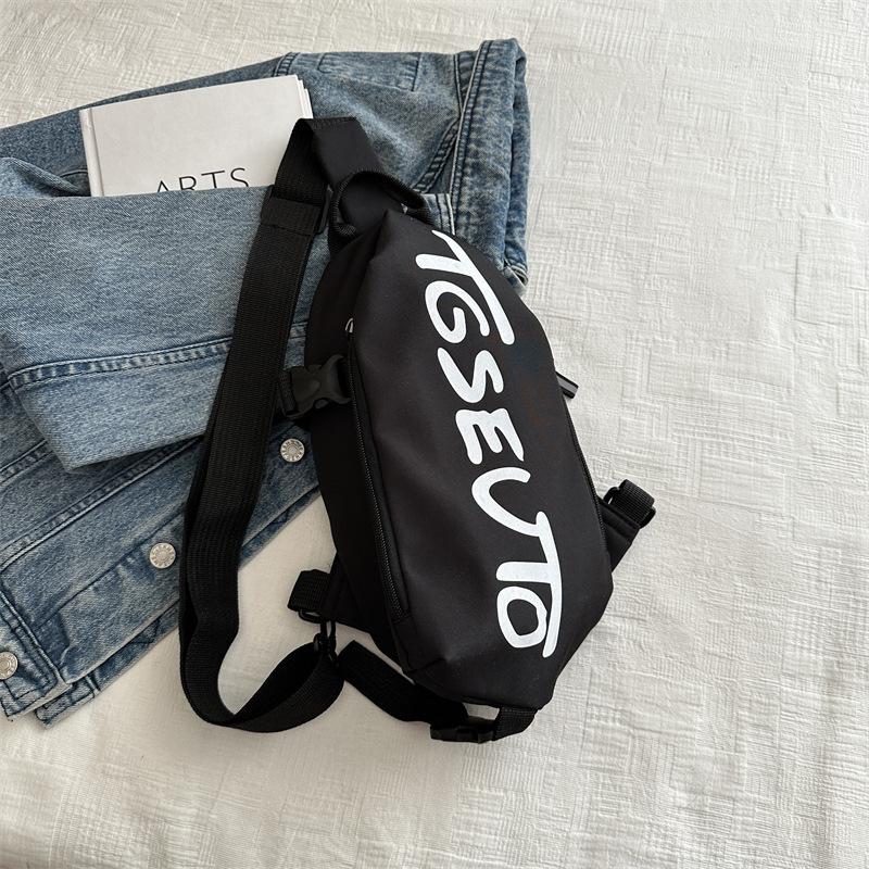 Shoulder bag ins messenger bag street bag 2024 summer Korean version breast bag men and women couple casual messenger bag women чорний
Shoulder bag ins messenger bag street bag 2024 summer Korean version breast bag men and women couple casual messenger bag women чорний