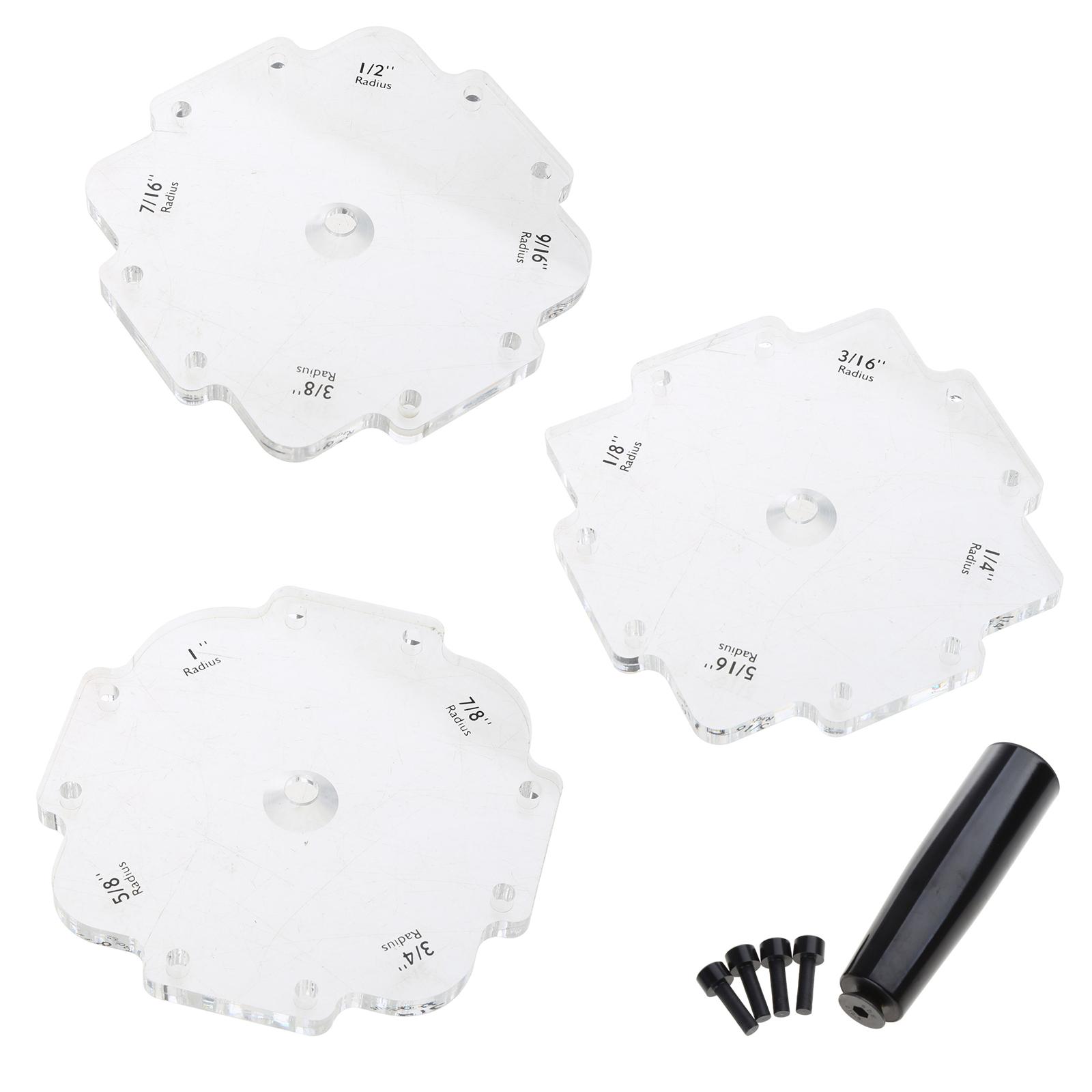 Professional Woodworking Radius Jig Router Templates Corner Radius Routing Templates Rounded Corners Easy to Use
Professional Woodworking Radius Jig Router Templates Corner Radius Routing Templates Rounded Corners Easy to Use