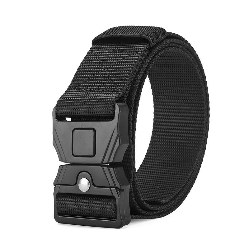 Outdoor Tactical Belt Imitation Nylon Woven Belt Men And Women Multi-Functional Casual Buckle Alloy Buckle Belt New 125cm чорний
Outdoor Tactical Belt Imitation Nylon Woven Belt Men And Women Multi-Functional Casual Buckle Alloy Buckle Belt New 125cm чорний
