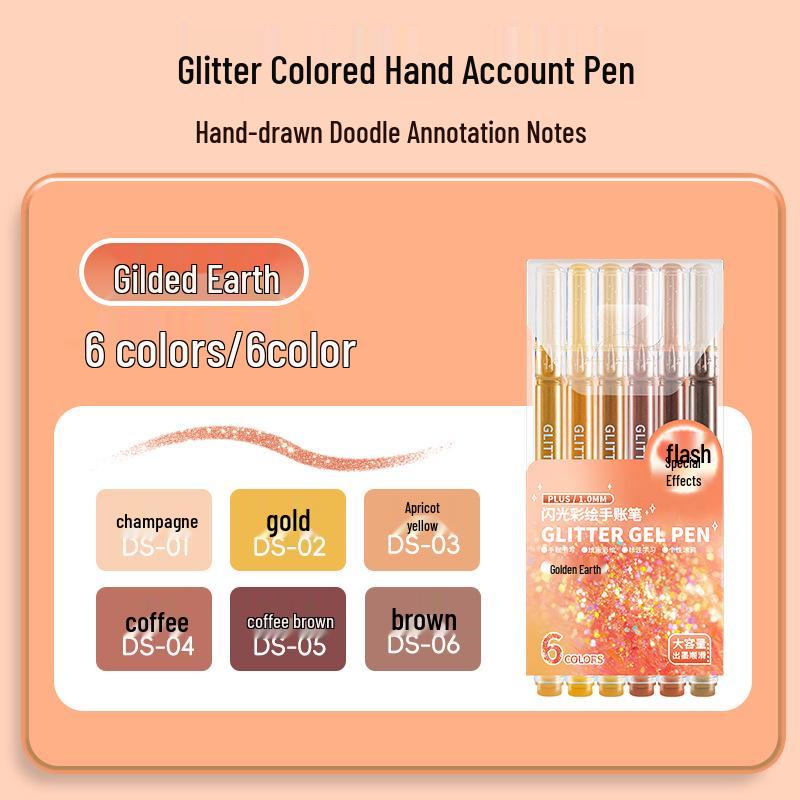 72-Color Glitter Pen Set: Large Capacity, Super Sparkle Effect, Stackable Fluorescent Highlighter for Journals
72-Color Glitter Pen Set: Large Capacity, Super Sparkle Effect, Stackable Fluorescent Highlighter for Journals