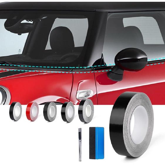 LZLRUN Vinyl Film Sticker Car Window Trim Chrome Delete Door Waistline DIY Sticker Easy to Install Decal Decoration Compatible with for Mini Cooper 0.67in x 30ft
LZLRUN Vinyl Film Sticker Car Window Trim Chrome Delete Door Waistline DIY Sticker Easy to Install Decal Decoration Compatible with for Mini Cooper 0.67in x 30ft