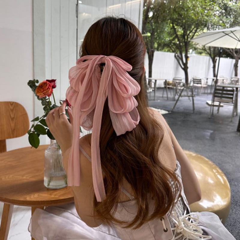 Large Bow Ribbon Hair Clip For Women Elegant Solid Color Bow Hairpins Ponytail Clip Barrettes Headwear Girls Hair Accessories
Large Bow Ribbon Hair Clip For Women Elegant Solid Color Bow Hairpins Ponytail Clip Barrettes Headwear Girls Hair Accessories