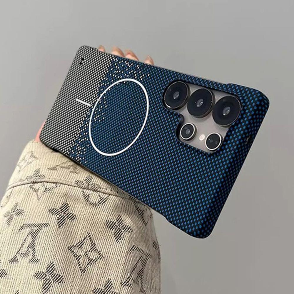Ультратонкий магнитный чехол из углеродного волокна для телефона Samsung S26 S25 S24 S23 Ultra Plus, безрамочный, с текстурой кевлара, жесткий защитный чехол-броня из ПК Galaxy S26 Ultra синий
Ультратонкий магнитный чехол из углеродного волокна для телефона Samsung S26 S25 S24 S23 Ultra Plus, безрамочный, с текстурой кевлара, жесткий защитный чехол-броня из ПК Galaxy S26 Ultra синий