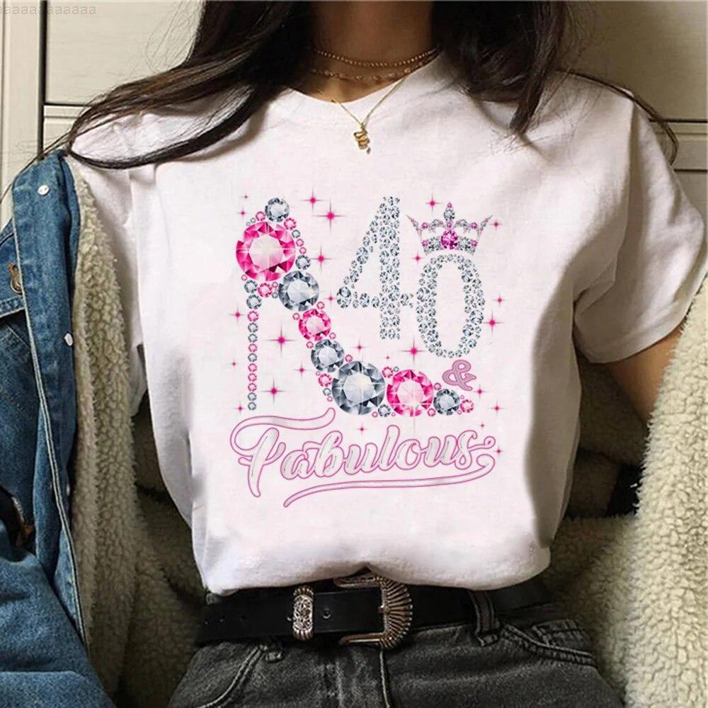 40 Ans 40th Years Birthday t-shirts women anime Tee girl streetwear graphic funny clothing Unisex T-shirt
40 Ans 40th Years Birthday t-shirts women anime Tee girl streetwear graphic funny clothing Unisex T-shirt