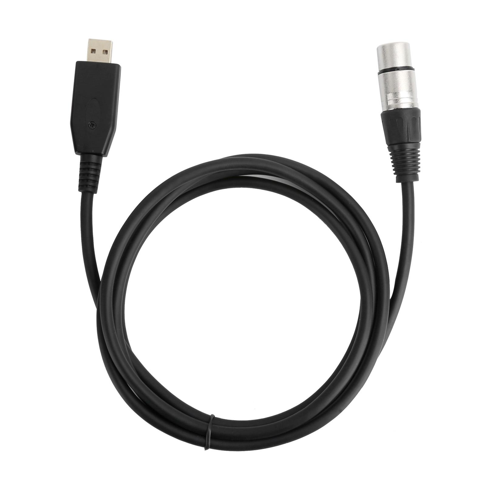 Микрофонный кабель USB для компьютера XLR Female Микрофонный соединительный шнур Аксессуары3 м 3meter / 9.8ft
Микрофонный кабель USB для компьютера XLR Female Микрофонный соединительный шнур Аксессуары3 м 3meter / 9.8ft