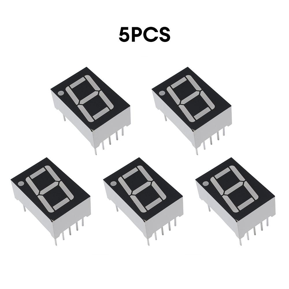 5pcs 0.56 Inch 10Pins 1 Bit Digit 7 Segment Jade Green LED Digital Display Digitron Common Anode Cathode 5PCS
5pcs 0.56 Inch 10Pins 1 Bit Digit 7 Segment Jade Green LED Digital Display Digitron Common Anode Cathode 5PCS