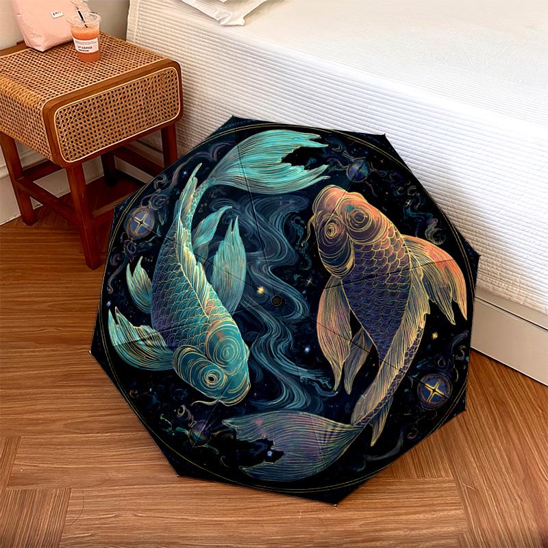 1 PC Automatic Folding Umbrella - Koi Fish Pattern, Portable & Foldable Design with 8 Ribs, Christmas Birthday Gifts
1 PC Automatic Folding Umbrella - Koi Fish Pattern, Portable & Foldable Design with 8 Ribs, Christmas Birthday Gifts
