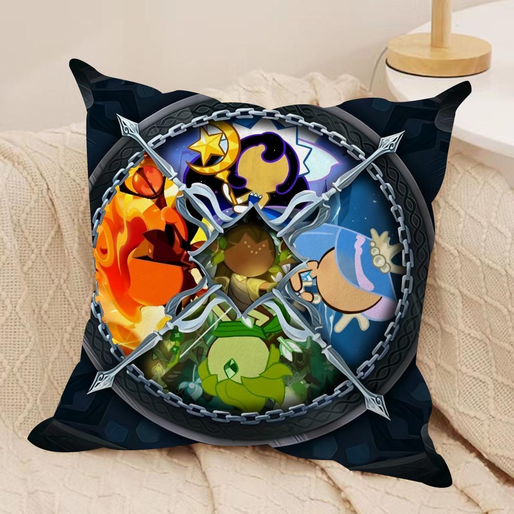 CCookie Run Kingdom Cushion Cover Silky Short Plush Invisible Zipper Dustproof Sofa Pillow Case for Home Decor 30x30 cm
CCookie Run Kingdom Cushion Cover Silky Short Plush Invisible Zipper Dustproof Sofa Pillow Case for Home Decor 30x30 cm