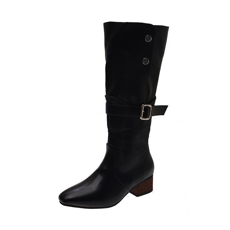 Suede pile high heel thick heel autumn and winter two wear long tube medium boots pointed belt buckle fashion boots 2025 women s new models 40 чорний
Suede pile high heel thick heel autumn and winter two wear long tube medium boots pointed belt buckle fashion boots 2025 women s new models 40 чорний