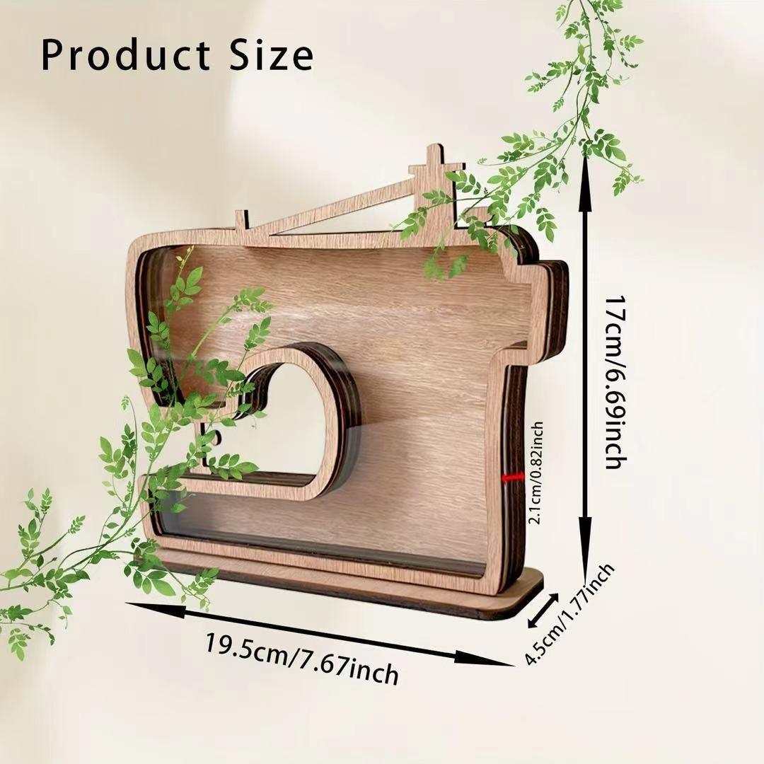Vintage Sewing Machine-Shaped Wooden Organizer Box with Clear Lid Multi-Compartment Storage Home Decor
Vintage Sewing Machine-Shaped Wooden Organizer Box with Clear Lid Multi-Compartment Storage Home Decor