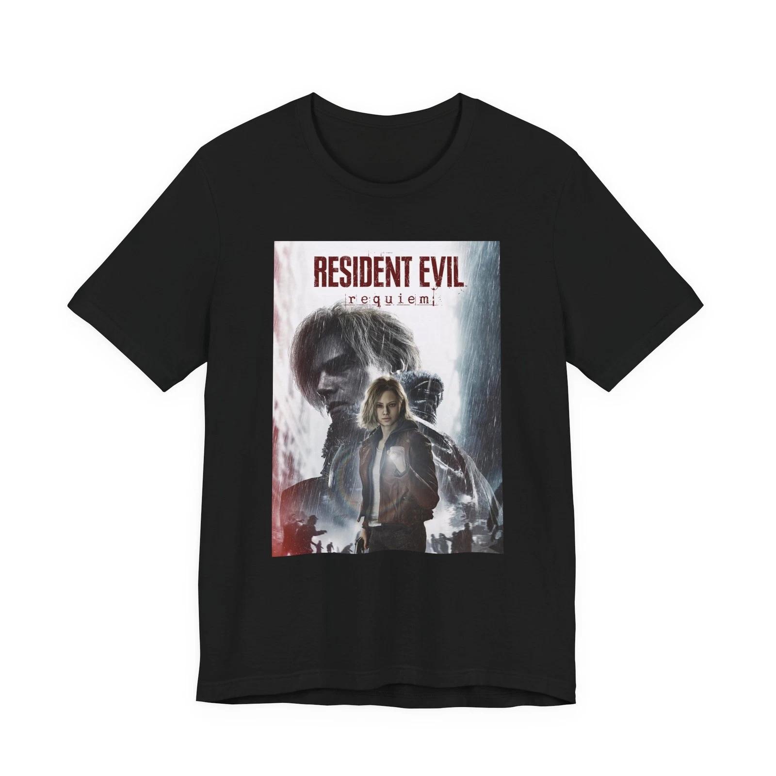 horror game resident evil Leon S Kennedy graphics 100Cotton unisex shirt 2026 Summer New Mens fashion Y2k Short sleeve Tshirt S
horror game resident evil Leon S Kennedy graphics 100Cotton unisex shirt 2026 Summer New Mens fashion Y2k Short sleeve Tshirt S