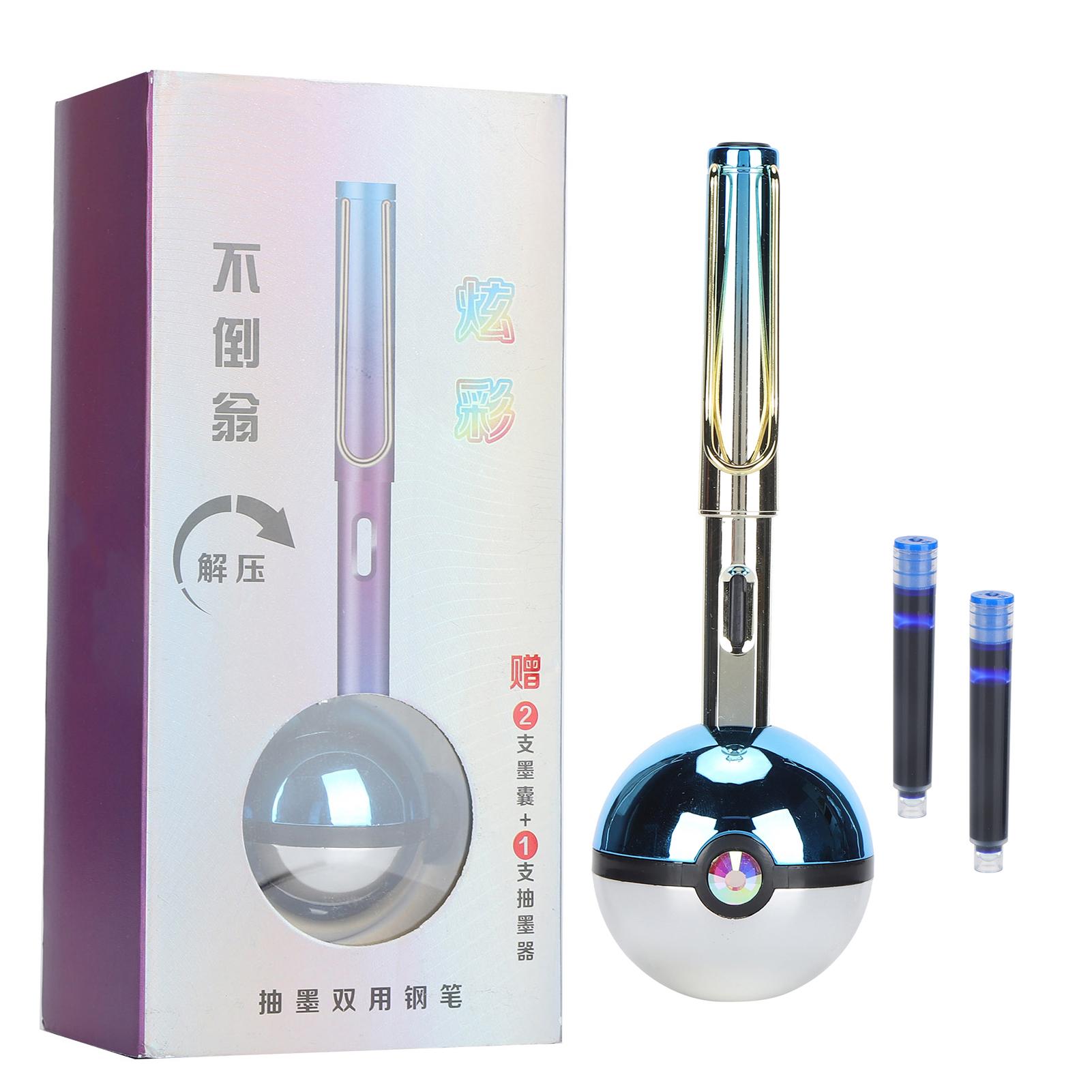 Набор перьевых ручек 0,38 мм с 2 чернильными картриджами, инструмент для гладкого письма и подписи в подарочной коробке Blue
Набор перьевых ручек 0,38 мм с 2 чернильными картриджами, инструмент для гладкого письма и подписи в подарочной коробке Blue