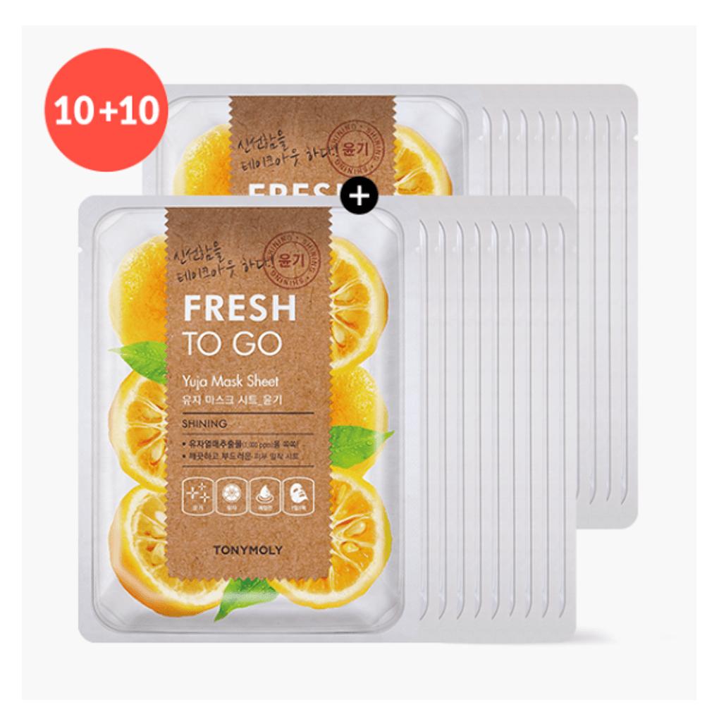 Tony Moly Fresh To Go Mask Sheet Yuzu (10+10)
Tony Moly Fresh To Go Mask Sheet Yuzu (10+10)