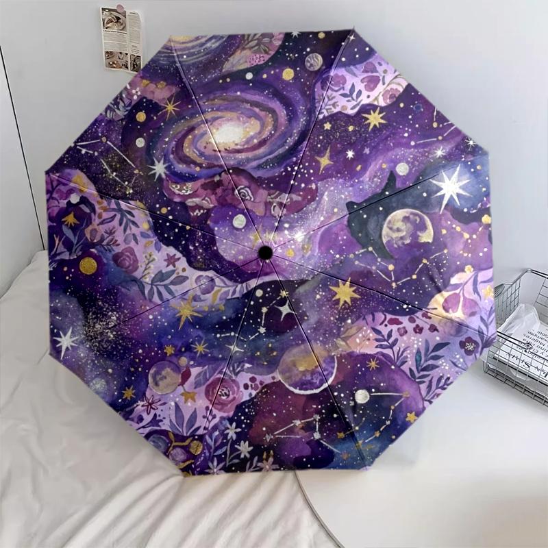 1 PC Automatic Folding Umbrella - Retro Mushroom Starry Sky Art Pattern, Portable & Foldable Design with 8 Ribs, Christmas Birthday Gifts
1 PC Automatic Folding Umbrella - Retro Mushroom Starry Sky Art Pattern, Portable & Foldable Design with 8 Ribs, Christmas Birthday Gifts