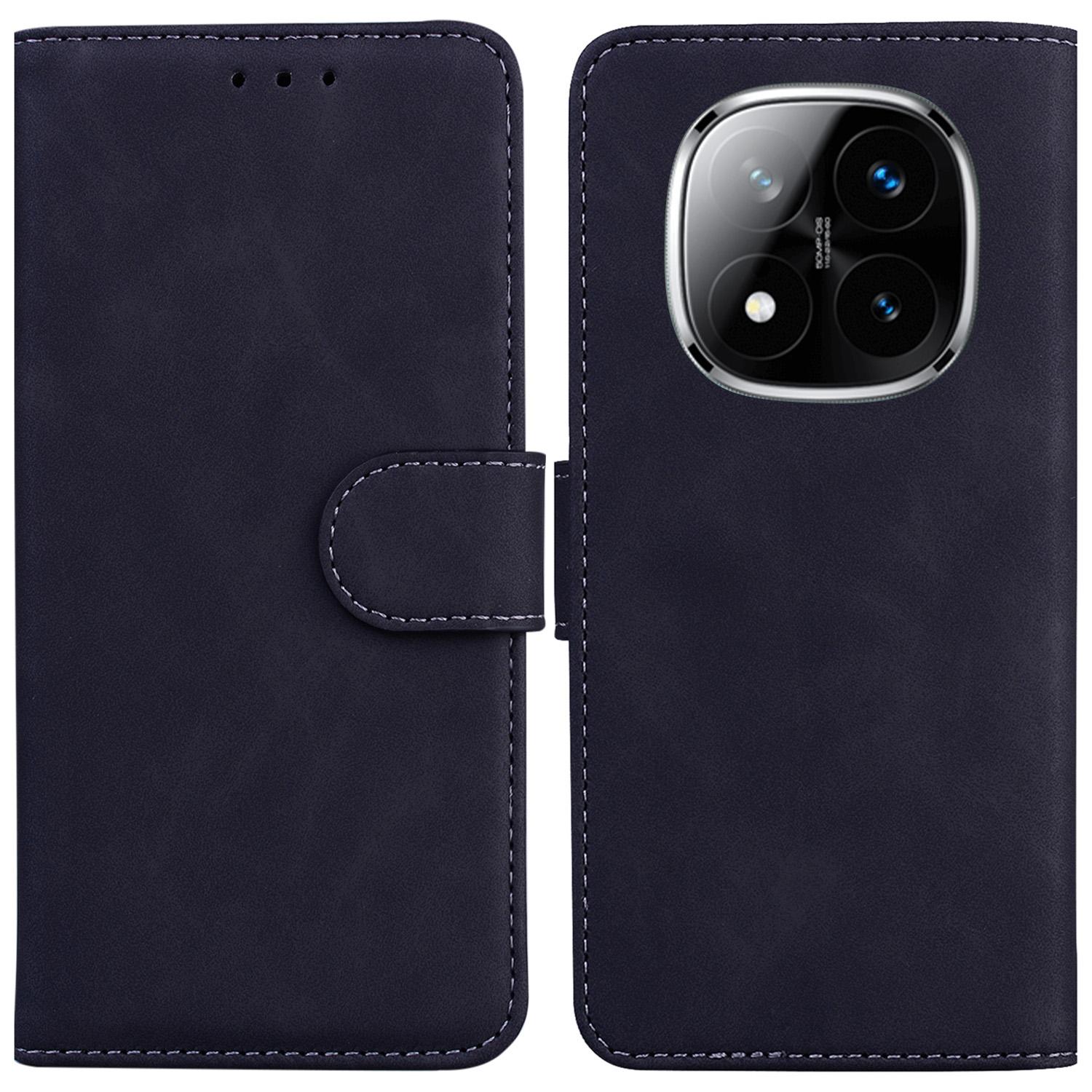 For Xiaomi Redmi Note 14 Pro 5G/Poco X7 5G Case Solid Color Leather Wallet Phone Cover Black
For Xiaomi Redmi Note 14 Pro 5G/Poco X7 5G Case Solid Color Leather Wallet Phone Cover Black